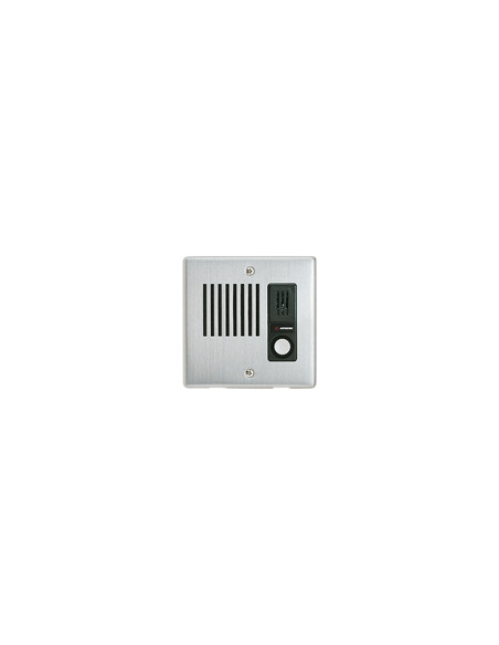 Platine inoxydable encastrable avec un bouton IEJA AIPHONE 110161