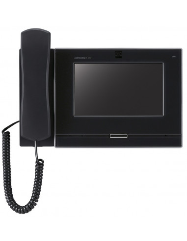 Moniteur noir vidéo ip / sip écran tactile 7'' avec combiné IXMV7HB AIPHONE 200930