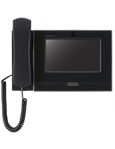 Moniteur noir vidéo ip / sip écran tactile 7'' avec combiné IXMV7HB AIPHONE 200930