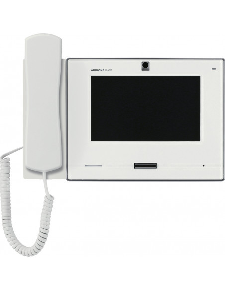 Moniteur blanc vidéo ip / sip écran tactile 7'' avec combiné  IXMV7HW AIPHONE 200929