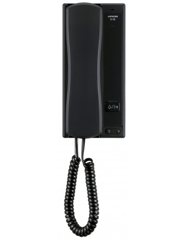 Poste audio secondaire noir ip /sip sur combiné avec ouverture porte  IXRSB AIPHONE 200934