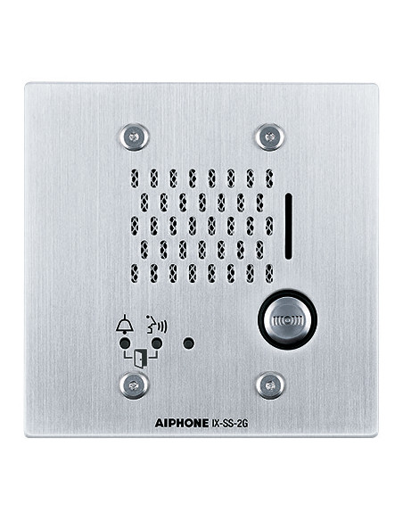 Platine audio encastrée inox 1 bp ip/sip hauteur 120 mm IXSS2G AIPHONE 200939