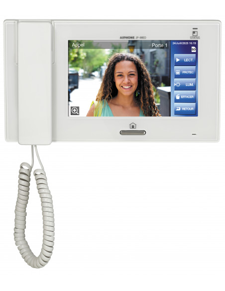 Moniteur maître boucle magnétique écran tactile 7"  JP4MED AIPHONE 130315