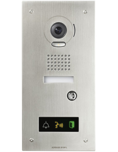 Platine vidéo inox enc synthèse vocale pictos pour jp4med JPDVFL AIPHONE 130317