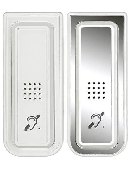 Enjoliveur de combiné pour jp4med & jp4hd livré avec Façade blanche et miroir JPEC AIPHONE 130336