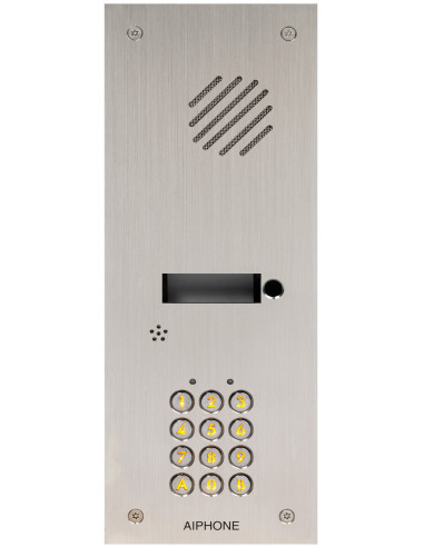 Platine inox 4 bp enc. clavier codé pour da1as kitda2&da2ds  KDA2 AIPHONE 110580