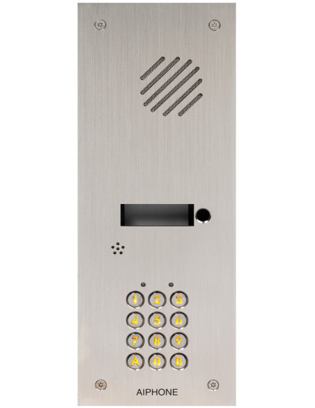 Platine inox 4 bp enc. clavier codé pour da1as kitda2&da2ds  KDA2 AIPHONE 110580