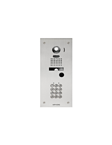 Platine inox 2mm enc. clavier codé pour kits jks1adf,jks1aedf & platine jkdvf KJKF AIPHONE 130220