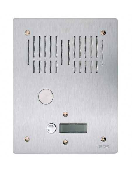 Platine de rue 1 bouton encastrée hauteur 224mm PA1B AIPHONE 100899