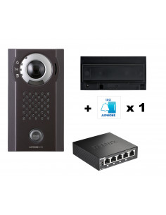 Pack IP saillie 1 licence smartphone & switch PoE inclus MSIPTELIPBX à prévoir PIXSMART AIPHONE 201020