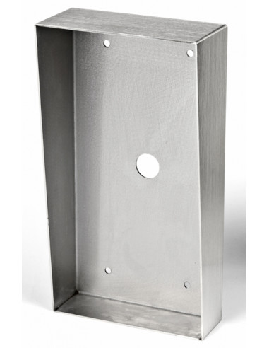 Cadre saillie inox avec visière pour façades fdb1,fdb2 & fdb4 SKDB AIPHONE 118722
