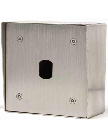 Boîtier inox saillie pour lecteur vigik vt25 VBST25 AIPHONE 120103
