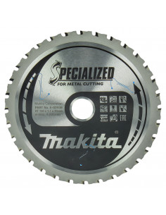 Lame carbure ''Specialized'' Métal épaisseur jusqu'à 12mm pour scies circulaires 150X20mm 32 Dents MAKITA E-02939 2
