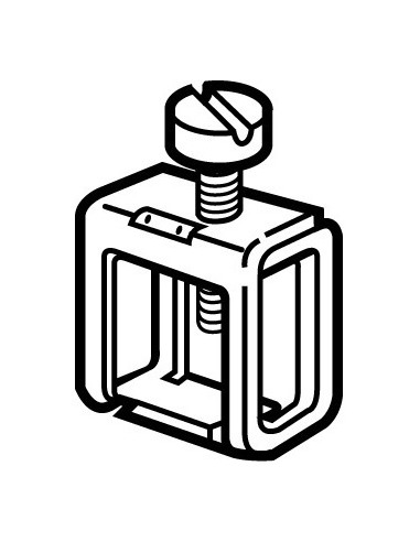 Connecteur 1,5mm² à 4mm² pour barre 12x4mm non percée réference 037349 LEGRAND 037360