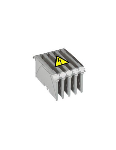 Capot de protection pour bloc de jonction de puissance nu viking 3 pour 3 blocs pas 46mm ou 4 blocs pas 34mm LEGRAND 039486
