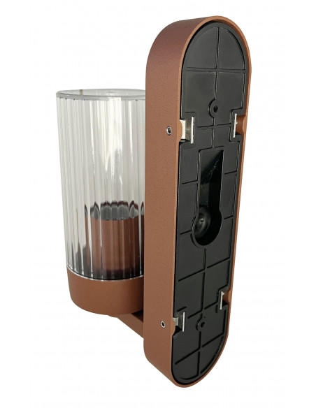 LILI Applique Mur Ext. IP44 IK04 noir E27 40W max. Lpe non incl. ARIC 3168