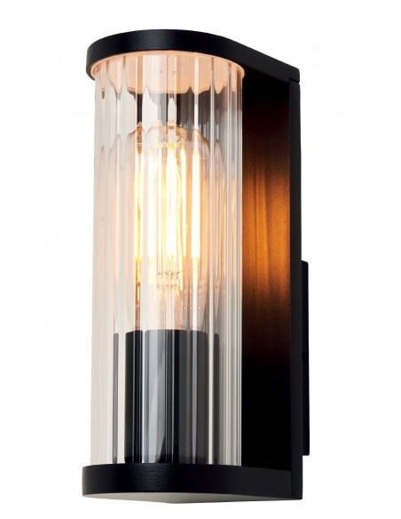 MAGALI Applique Mur Ext. IP44 IK04 noir E27 60W max. Lpe non incl. ARIC 3169