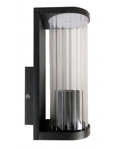 MAGALI Applique Mur Ext. IP44 IK04 noir E27 60W max. Lpe non incl. ARIC 3169