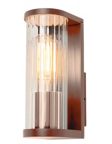 MAGALI Applique Mur Ext. IP44 IK04 corten E27 60W max. Lpe non incl. ARIC 3170