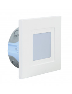 ISO 80 CCT Encastré Mur LED 1,2W 3CCT 2700/3200/4000K 80lm 115° 40000h blanc ARIC 51883 2