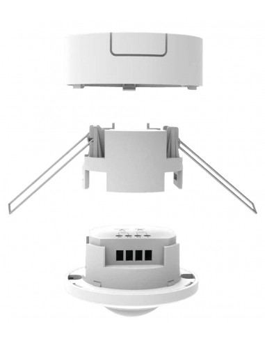Détecteur/Sensor infrarouge 360° encastré/saillie 8m max 1000W max ARIC 52082