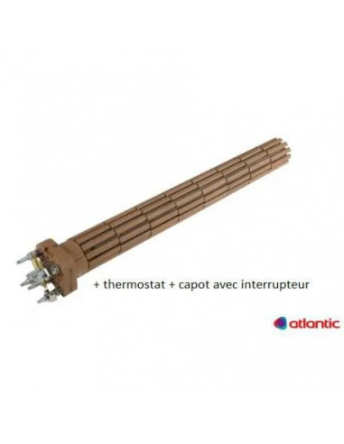 Kit électrique 2400W tous courants pour Conforto vertical sur socle 200L ATLANTIC 009237