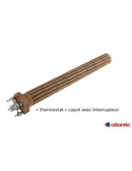 Kit électrique 2400W tous courants pour Conforto vertical sur socle 200L ATLANTIC 009237