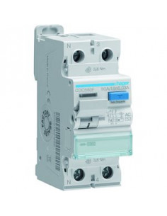 Interrupteur différentiel 1P+N 80A 30mA type AC HAGER CDC580F 2
