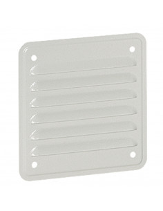 Jeu de 2 ouïes d'aération métal avec grilles IP32 IK10 RAL7035 138x138mm LEGRAND 034804