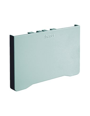 Embout pour goulotte d'installation GBD 50x85mm PVC couleur Alu HAGER GBD500856ALU