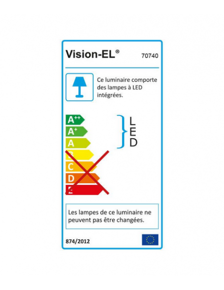 Spot LED Encastrable STROMBO Sol Balise Carré 1.5W 4000K IP65 MIIDEX 70740