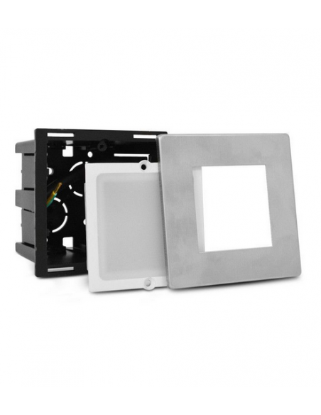 Spot LED Encastrable STROMBO Sol Balise Carré 1.5W 4000K IP65 MIIDEX 70740