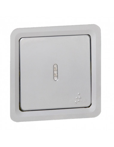 Poussoir inverseur lumineux NO 6A 230V Soliroc IK10 IP55 LEGRAND 077842