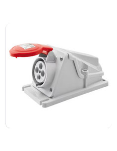 Socle de Prise 90°PR.Saillie 3P+T 16A 400V 6H GEWISS GW62481 2