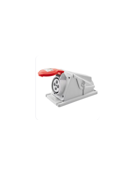 Socle de Prise 90°PR.Saillie 3P+T 16A 400V 6H GEWISS GW62481