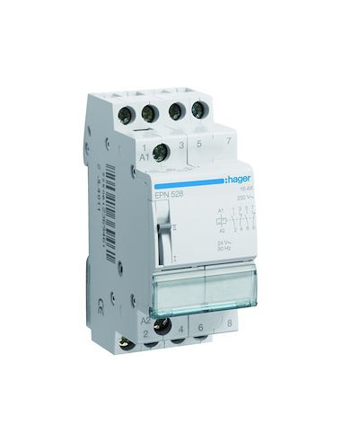 Télérupteur 2O+2F 24V HAGER EPN528