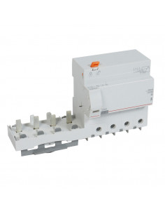 Bloc différentiel adaptable à vis DX³ pour disjoncteur 1,5 module par pôle 4 Pôles 400V~ 125A type F 30mA LEGRAND 410637 2