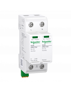 Parafoudre Acti9 IPRD F20r auto-protégé 1PN In 5kA Up 1,5kV Icc 25kA SCHNEIDER A9L2F120