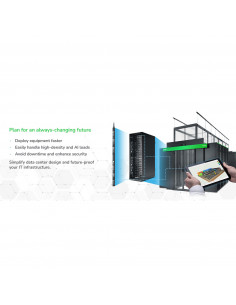 Rack PDU Adv. Gen 2 Cont. Mes.par prise,3P,43,5kW400V63A ou 34,6kW415V60A,42 p. SCHNEIDER APDU11450SM 2