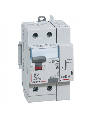 DX3-ID 2P 63A AC 30MA TGA LEGRAND 092897