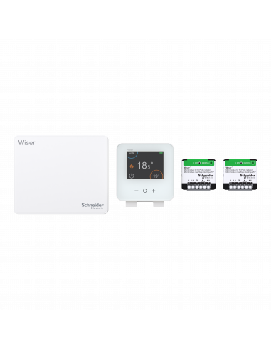 Wiser kit thermostat connecté pour radiateurs FIP électriques Génération 2 SCHNEIDER CCTFR6905FIPG2