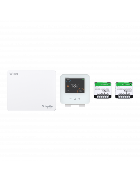 Wiser kit thermostat connecté pour radiateurs FIP électriques Génération 2 SCHNEIDER CCTFR6905FIPG2