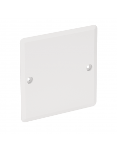 Multifix couvercle pour boîte d’encastrement 100x100x4mm carré blanc SCHNEIDER ENN09481