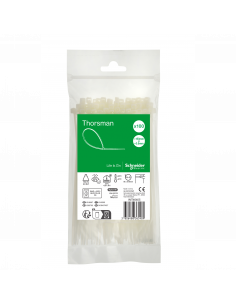 Thorsman colliers de serrage 150x3.6 Incolore 100p SCHNEIDER IMT46405