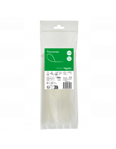 Thorsman colliers de serrage 200x3.6 Incolore 100p SCHNEIDER IMT46413