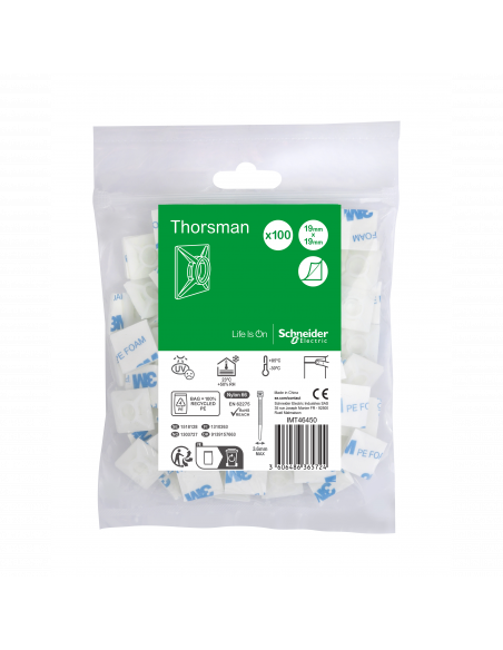 Thorsman embase adhésive max 3.6mm 100p SCHNEIDER IMT46450