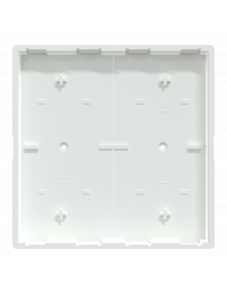 KNX M-Plan commande double sans marquage antimicrobien brillant SCHNEIDER MTN619225