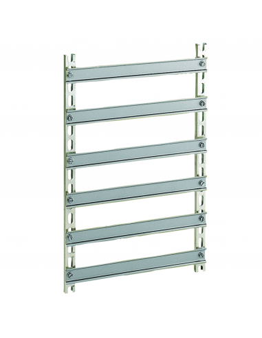 PanelSeT châssis DIN symétrique H700xL500mm 6 rails profilés SCHNEIDER NSYMD75