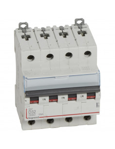 Disjoncteur DX³6000 à vis 4 Pôles 400V 32A courbe D LEGRAND 408120