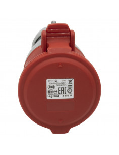 Prise mobile P17 IP44 32A - 380V~ à 415V~ 3P+N+T LEGRAND 555219 2